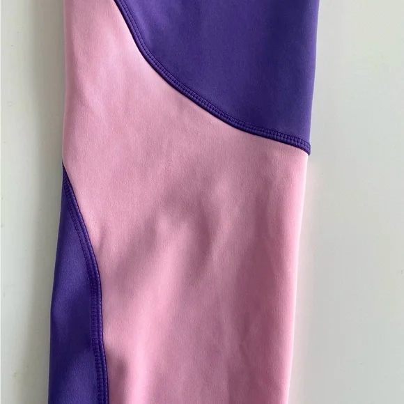 EUC Lot of 4 Pop Fit Leggings. 1 full length (purple and pink), 3 capri. Size XL - Picture 5 of 11